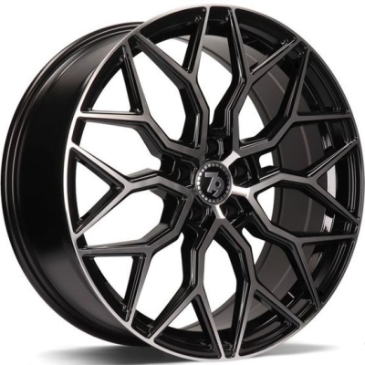 79wheels 79wheels Sv-k Black Polished Face