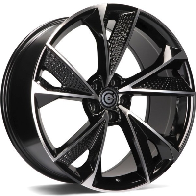 Carbonado Wheels LUXURY BFP - BLACK FRONT POLISHED