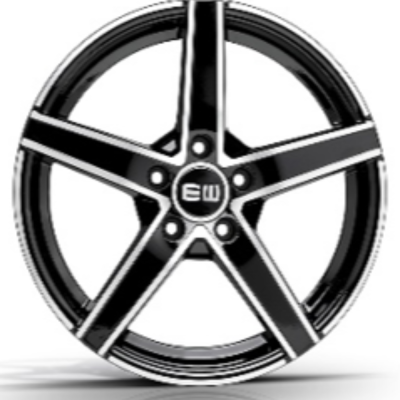 Elite Wheels EW12 JAZZY BLACK POLISHED