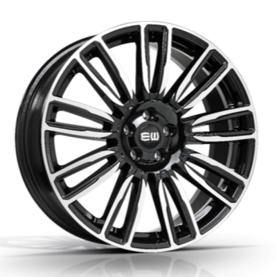 Elite Wheels EW06 MIRAGE BLACK POLISHED