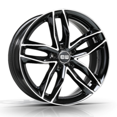 Elite Wheels EW04 MUST BLACK POLISHED
