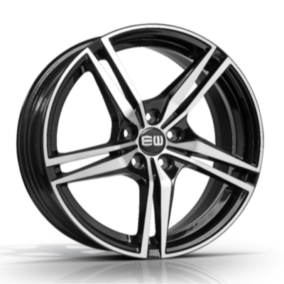 Elite Wheels EW11 RACER BLACK POLISHED