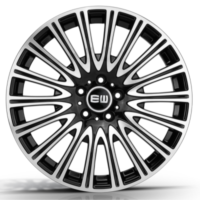 Elite Wheels EW13 TURBINE BLACK POLISHED