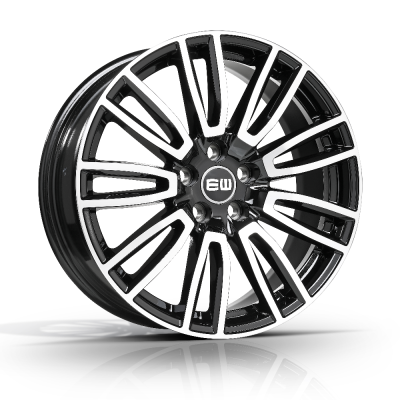 Elite Wheels EW07 VANITY BLACK POLISHED