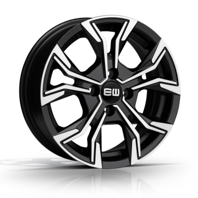 Elite Wheels Elite Wheels Vigor Black Polished