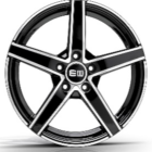 Elite Wheels EW12 JAZZY 7.00X17 5X105 ET42.0 NB56.60 BLACK POLISHED