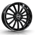 Elite Wheels EW02 WILDBEAUTY 8.50X19 5X112 ET32.0 NB66.50 BLACK LIP POLISHED