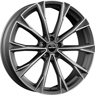 GMP TOTALE 10.00X22 5X112 ET18.0 NB66.50 Matt anthracite polished