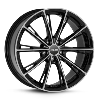 Oxxo PREDATOR BLACK 7.50X17 5X100 ET40.0 NB63.40 BLACK / POLISHED (GBFP)