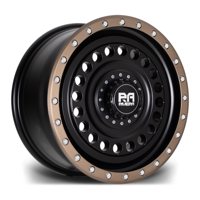 Riviera Wheels RXS3 MATT BLACK BRONZE EDGE