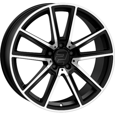 Wheelworld WH30 ZWART MAT GEPOLIJST