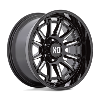 XD Series By KMC Wheels Xd XD865 PHOENIX GLOSS BLACK MILLED