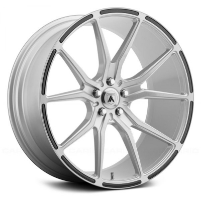 Asanti Black ABL-13 (AB0134) BRUSHED SILVER W- CARBON FIBER INSERTS Asanti Black ABL-13 (AB0134) BRUSHED SILVER W- CARBON FIBER INSERTS