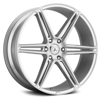 Asanti Black ABL-25 ALPHA 6 BRUSHED SILVER Asanti Black ABL-25 ALPHA 6 BRUSHED SILVER
