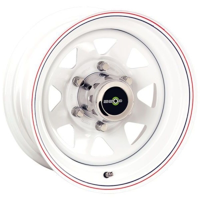 Atraxion wheels 8 SPOKE WHITE