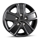 Borbet CWG 6.00X16 5X118 ET68.0 NB71.10 mistral anthracite glossy