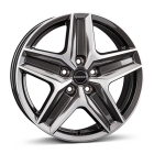 Borbet CWZ 7.50X18 5X120 ET43.0 NB65.10 mistral anthracite glossy polished