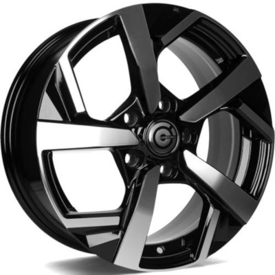 Carbonado Wheels QUINCY BFP - BLACK FRONT POLISHED