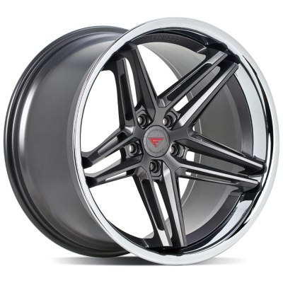 Ferrada CM1 MATTE GRAPHITE - CHROME LIP Ferrada CM1 MATTE GRAPHITE - CHROME LIP