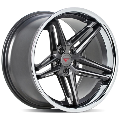 Ferrada CM1 MATTE GRAPHITE - CHROME LIP