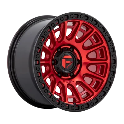 Fuel D834 CYCLE CANDY RED W- BLACK RING