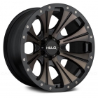 Helo He901 (HE9019) 9.00X20 8X165.1 ET18.0 NB125.5 Satin black w/ dark tint clear coat