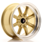 JR Wheels JR19 8.00X16 Blanco ET-20.0 NB74.10 Gold Machined Lip