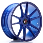 JR Wheels JR21 8.50X18 Blanco ET20.0 NB74.10 Platinum Blue