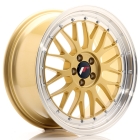 JR Wheels JR23 8.50X18 5X100 ET35.0 NB74.10 Gold Machined Lip