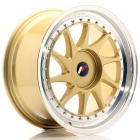 JR Wheels JR26 8.50X18 Blanco ET35.0 NB74.10 Gold Machined