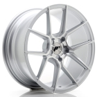 JR Wheels JR30 8.50X18 Blanco ET20.0 NB74.10 Silver Machined Face