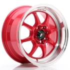 JR Wheels TFII 7.50X15 4X100/114.3 ET30.0 NB73.1 Glanzend Rood
