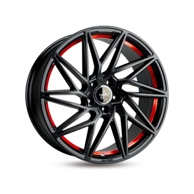 Keskin KT20 MATT BLACK RED INSIDE