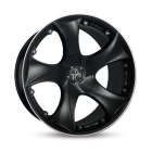 Keskin KT9 9.00X18 5X100/112 ET25.0 NB72.60 MATT BLACK PAINTED