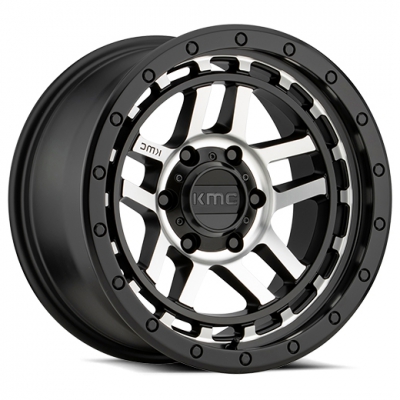 KMC KM540 RECON SATIN BLACK MACHINED KMC KM540 RECON SATIN BLACK MACHINED
