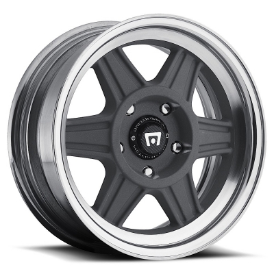 Motegi MR124 MAG GRAY W- MACHINED LIP Motegi MR124 MAG GRAY W- MACHINED LIP