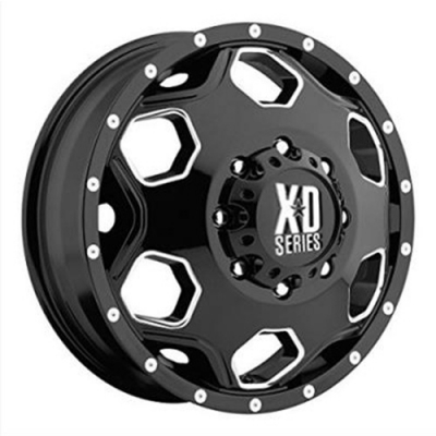 XD Series By KMC Wheels XD INNER REAR DUALLY (XD0013) GLOSS BLACK