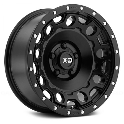 XD Series By KMC Wheels XD129 HOLESHOT (XD1297) SATIN BLACK