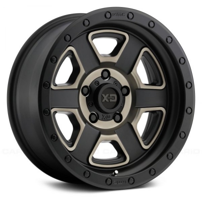 XD Series By KMC Wheels XD133 FUSION OFF-ROAD SATIN BLACK MACH W- DARK TINT CLEAR COAT XD Series By KMC Wheels XD133 FUSION OFF-ROAD SATIN BLACK MACH W- DARK TINT CLEAR COAT