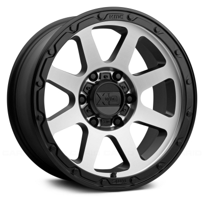 XD Series By KMC Wheels XD134 ADDICT 2 MATTE BLACK MACHINED