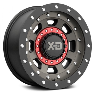 XD Series By KMC Wheels XD137 (XD1379) SATIN BLACK W/ DARK TINTED CLEAR COAT
