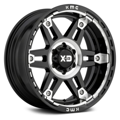 Xd Series By Kmc Wheels XD840 (XD8403) GLOSS BLACK MACHINED