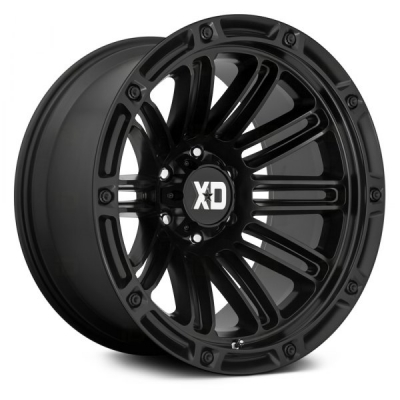 XD Series By KMC Wheels XD846 DOUBLE DEUCE (XD8467) SATIN BLACK