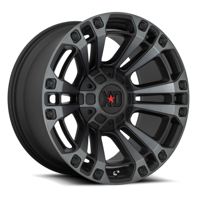 Xd Series By Kmc Wheels XD851 SATIN BLACK W/ GRAY TINT