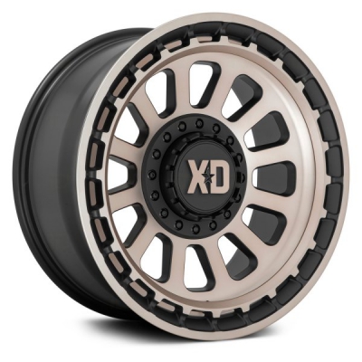 XD Series By KMC Wheels XD856 OMEGA SATIN BLACK W- BRONZE TINT XD Series By KMC Wheels XD856 OMEGA SATIN BLACK W- BRONZE TINT